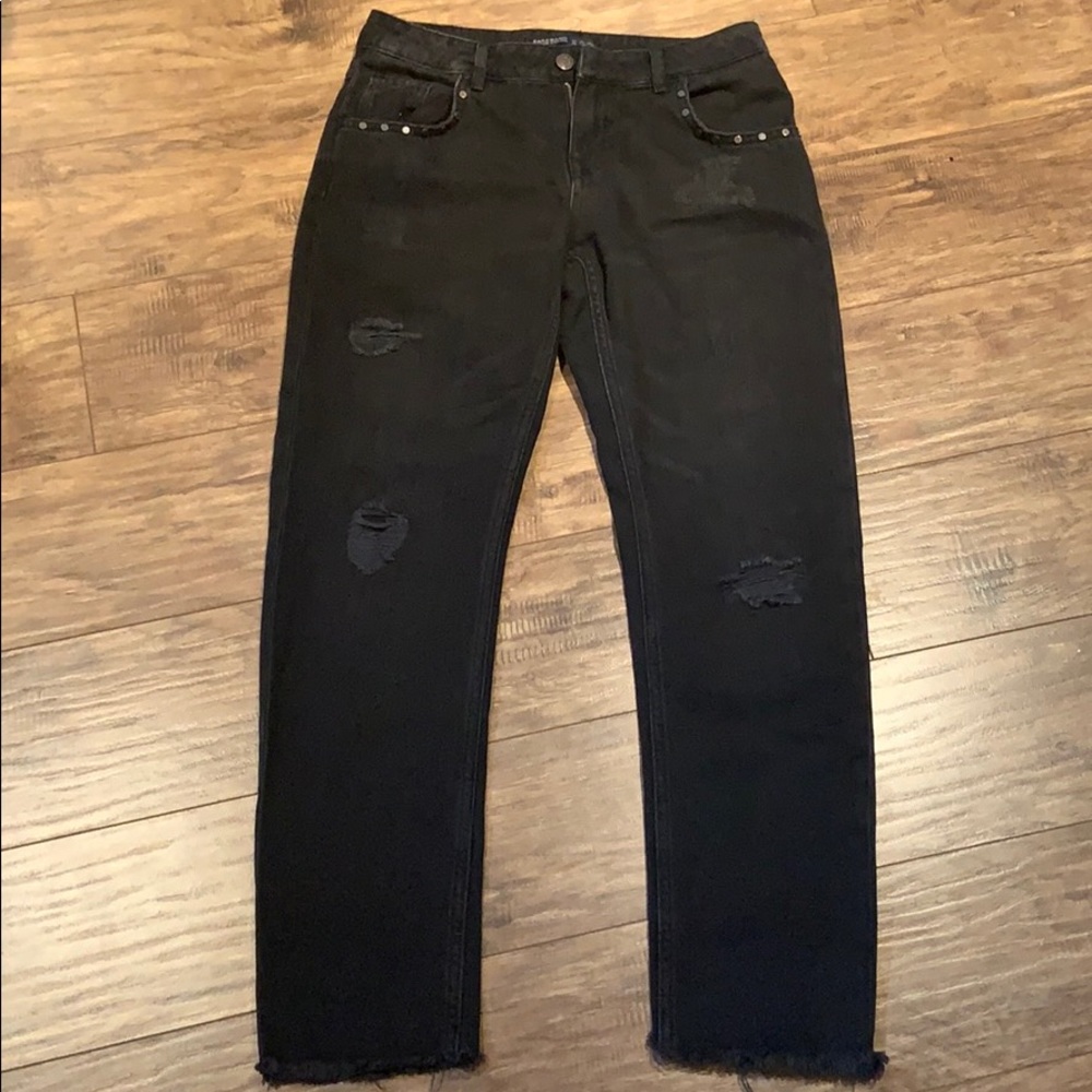 Zara Basic Z1975 Denim black jeans